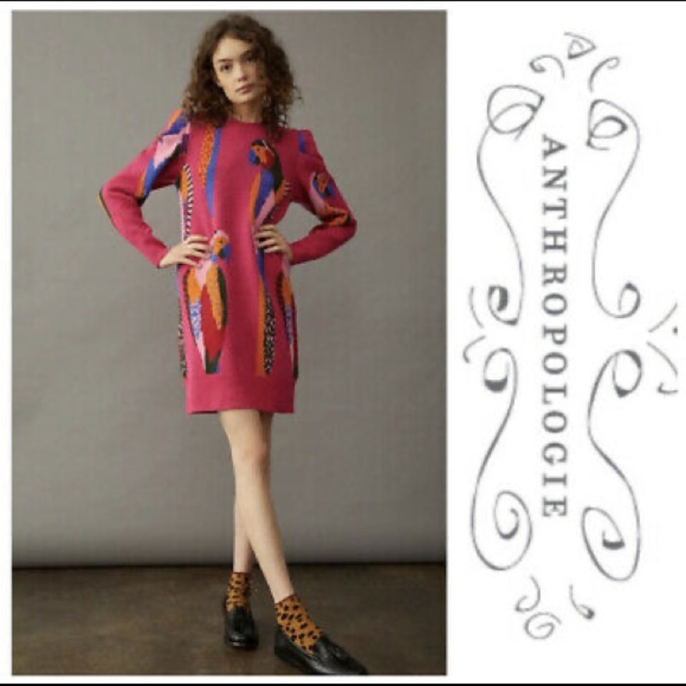 Farm Rio x Anthropologie Bellina Tunic Sweater Dress